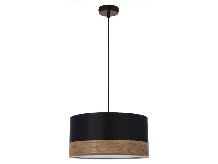 Hängeleuchte im skandinavischen Stil PORTO - 1xE27, 60W, schwarz / braun