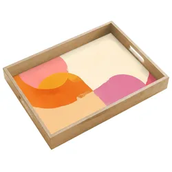 TABLETT Formen - Abstrakt - Farbenfroh Tray 40x30 cm
