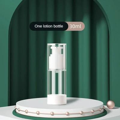 Inspired Living Airless Travel Pump Bottle Set Refillable Cosmetic Cream & Lotion Dispenser (15ml 30ml 50ml) lotion Bottle 30ml