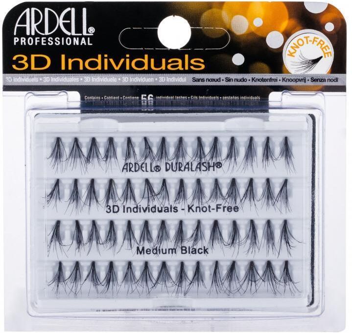 Ardell 3D Individuals Duralash Knot-Free False Eyelashes Medium Black