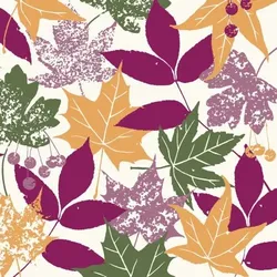 Papstar 200 Servietten, 3-lagig 1/4-Falz 33 cm x 33 cm `Autumn Leaves` Herbst