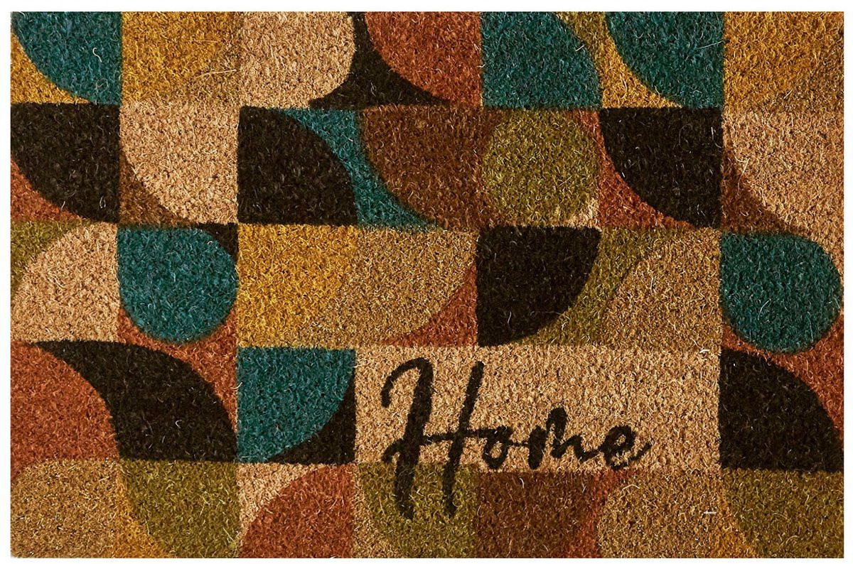MD Entree Kokosmat Coco Gold Geometric 40 x 60 cm