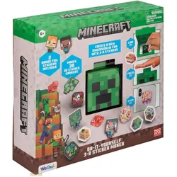 Paladone Products, Sticker, Minecraft 3D Sticker Maker (40 Sticker)