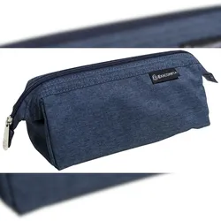 Exacompta 52239E 6x Großes Schlampermäppchen, breite Öffnung, 23x9,5x10 cm, Kollektion AutentiK - Farben sortiert