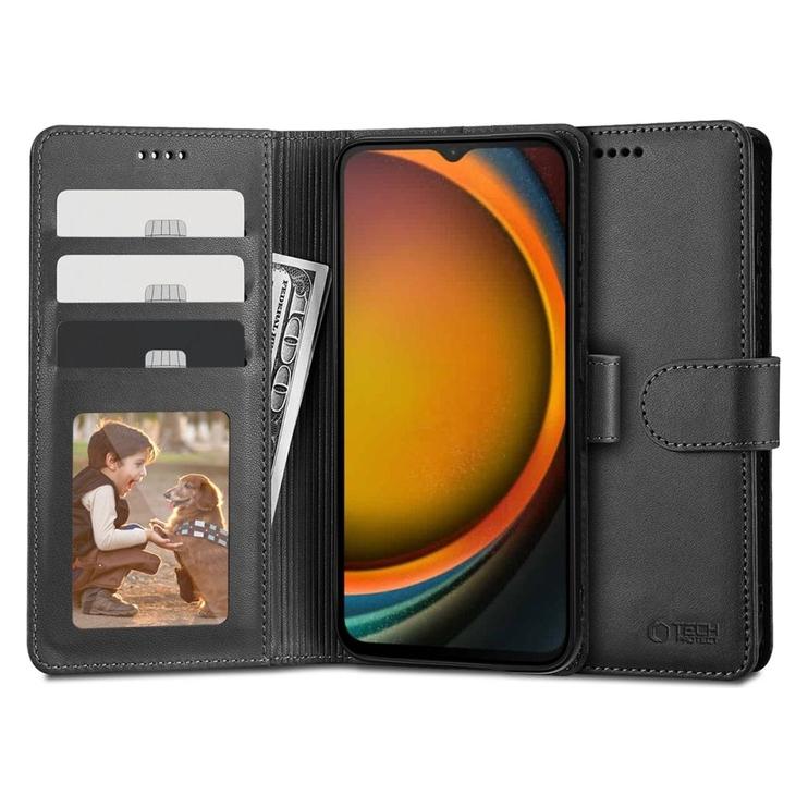 Tech-Protect Wallet case for Samsung Galaxy XCover 7 - black (Samsung Galaxy Xcover 7) (THP2660)