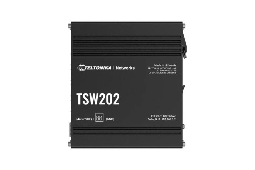 Teltonika TSW202 8-Port Switch +2 SFP POE+ managebar TSW202000000