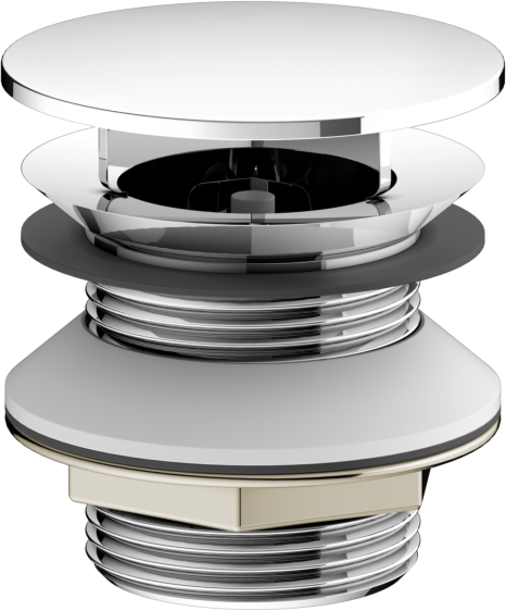 Keuco Schaftventil Universal 59904010000  mit Haube aus Kunststoff, chrom