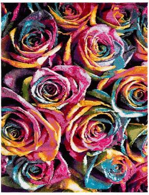 SAFAVIEH Fiesta Shag Racquel Rose Rug