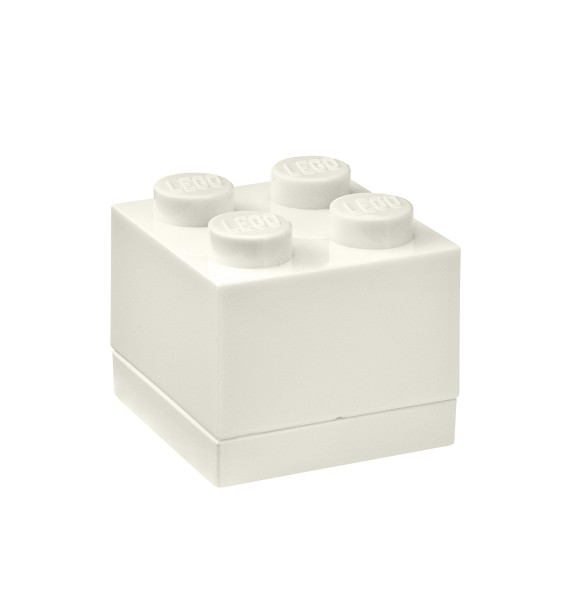 LEGO Snackbox Mini Box, 4 stuks, 60 ml, wit