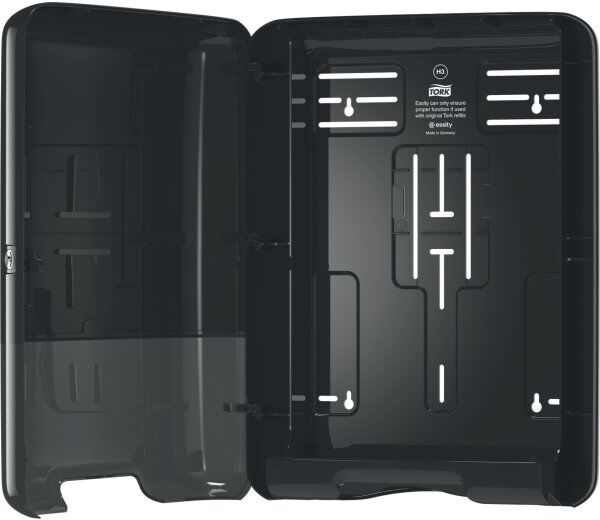 Tork H3 Dispenser Håndklædeark, Sort