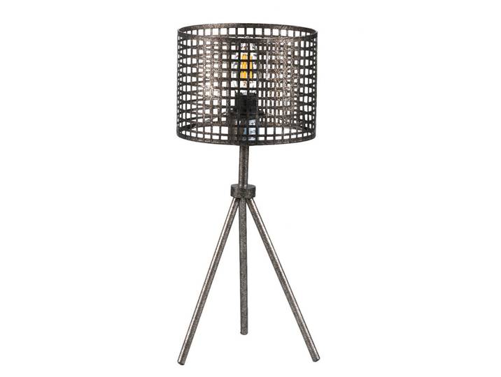 Tischleuchte Flam, Schwarz, Metall, rund, 17x39x17 cm, Eec, einfach zu transportieren, Lampen & Leuchten, Innenbeleuchtung, Tischlampen, Tischlampen