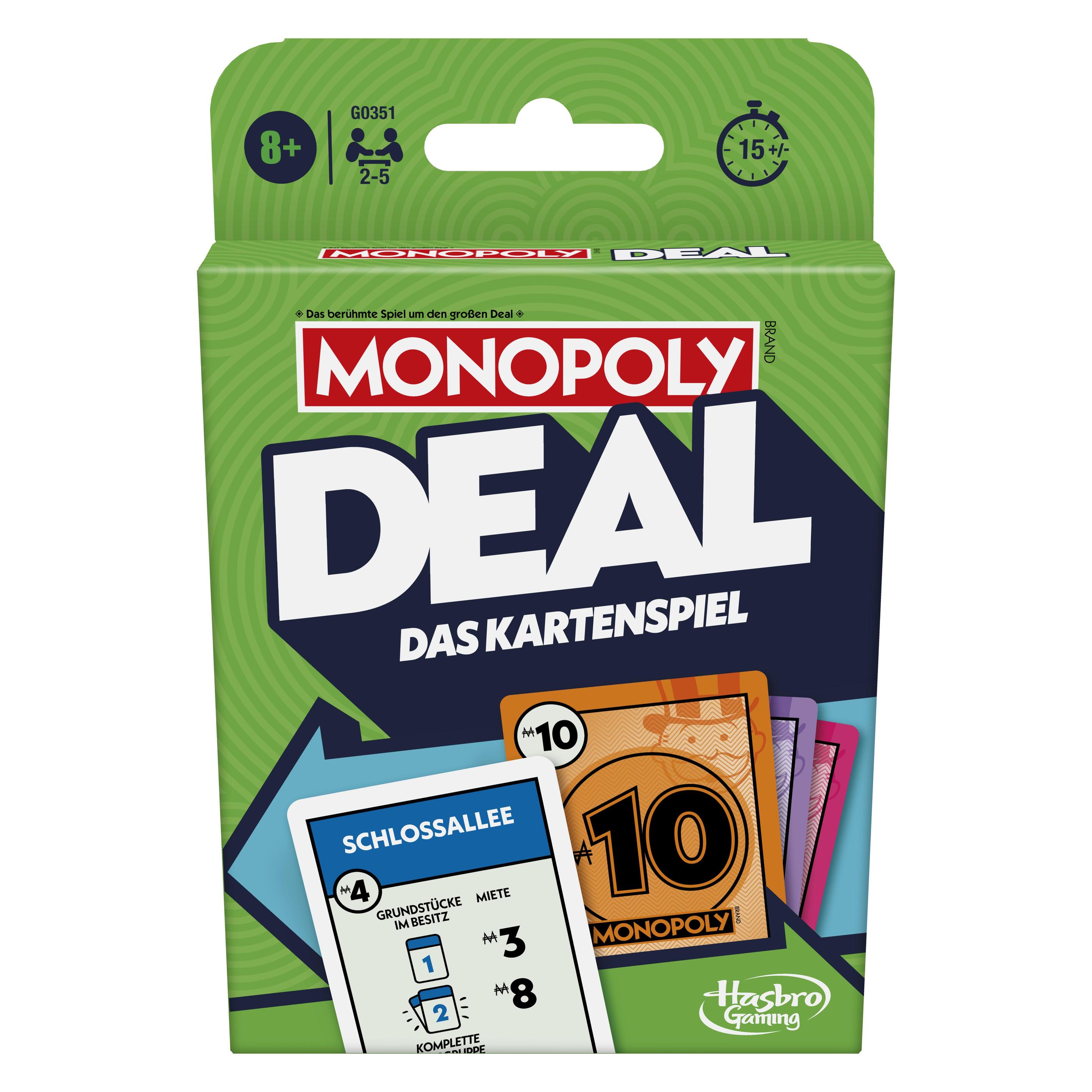 Monopoly Deal Refresh (Deutsch, 2 - 5 Spieler) (G0351100)