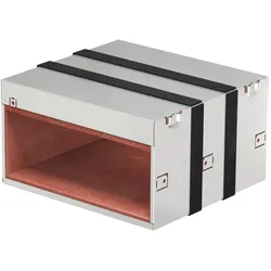 OBO 7204128 Brandschutzbox vierseitig mit intumeszierenden Einlagen 300x323x181 Edelstahl, rostfrei A2 1.4113 blank, nachbehandelt PMB 130-4 A2
