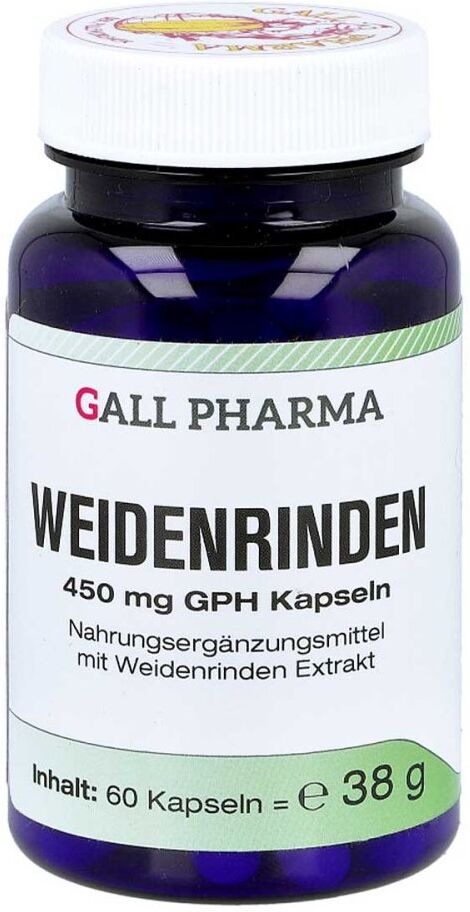 Weidenrinden 450 mg Gph Kapseln