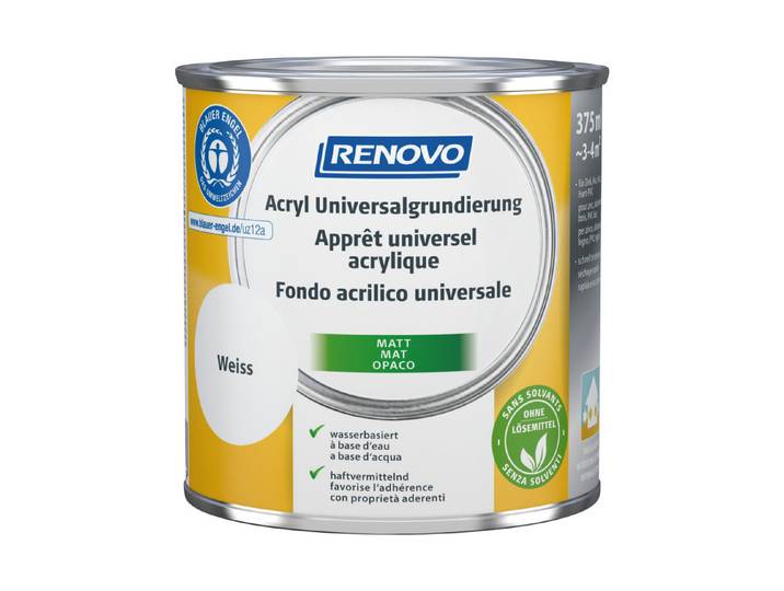 Renovo Universalgrundierung Acryl Weiss 0.375 l Matt