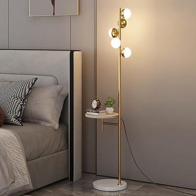 Elegante led boden lampe nordic loft goldene metall wohnzimmer sofa steh lampe hotel schlafzimmer deco lichter nacht schreibtisch lampe