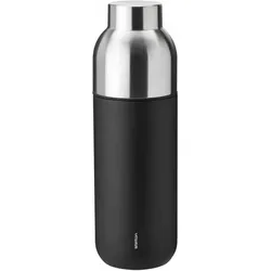 Stelton Keep Warm Isolierflasche schwarz