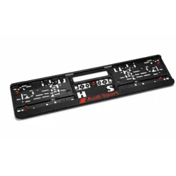 Audi Sport Kennzeichenhalter schwarz 3291900100