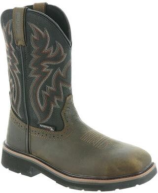 Wolverine Rancher Wellington Steel Toe - Mens 9 Black Boot Medium