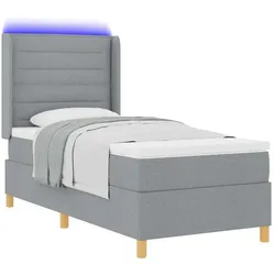 vidaXL, Boxspringbett, Faranina (Linien-Design) (100 x 200 cm)
