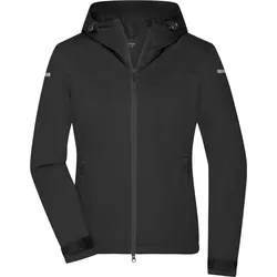 James & Nicholson Damen Outdoor Softshell Jacke Softshell-Jacke JN1179 black L