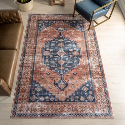 Nuloom Astra SplashGuard Traditional Machine Washable Area Rug