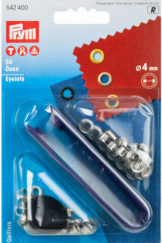 Prym Nähfrei-Ösen, Größe: 4 mm Ø, Inhalt: 50 Stück