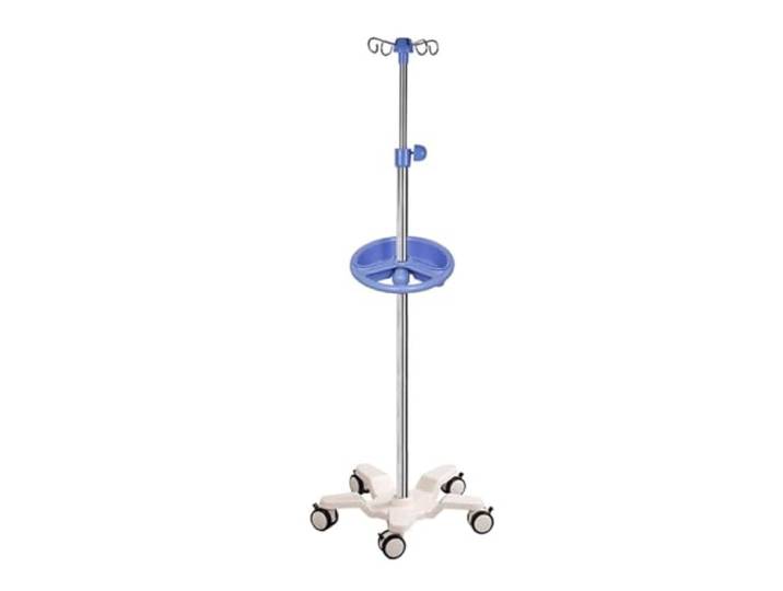 infusionsständer Infusionsständer mit Rollen, tragbarer Infusionsständer Teleskopisch mit 4 Haken Edelstahl-Rohrverlängerungsstange