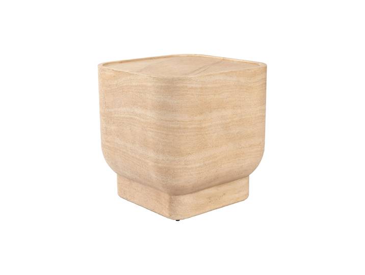 In-/Outdoor Design Beistelltisch „Noble Pill“ aus Zement Beige Zuiver