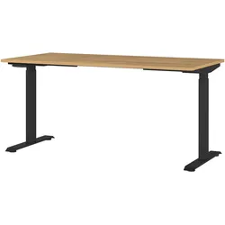 Tchibo - Höhenverstellbarer Schreibtisch »Lissabon« - 160x80x120cm - schwarz -