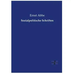 Sozialpolitische Schriften, Fachbücher von Ernst Abbe
