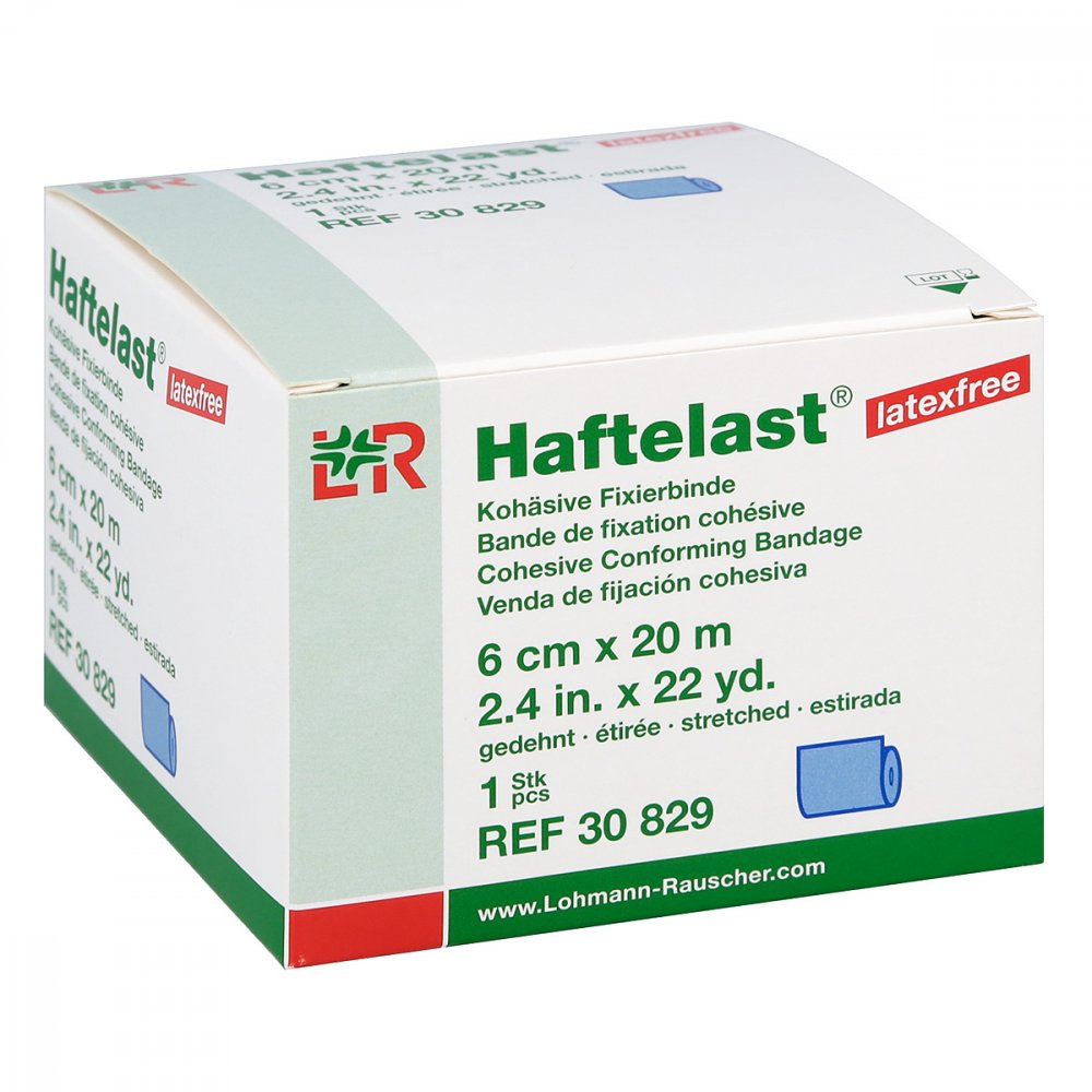 Lohmann & Rauscher GmbH & Co.KG Haftelast Fixierbinde kohäs.latexfrei 6 cmx20 m blau 08817255