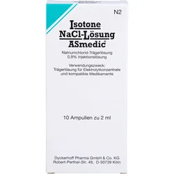 Isotone Nacl-Lösung Asmedic 20 ML