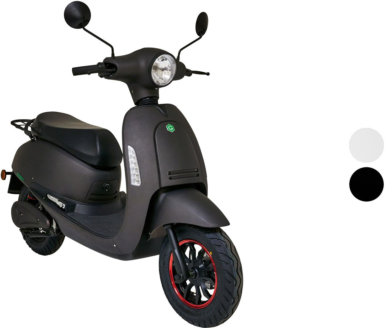 GreenStreet Elektro-Roller »SEED«, mit Lithium-Ionen-Akku, Eco-Modus, 50 km Reichweite