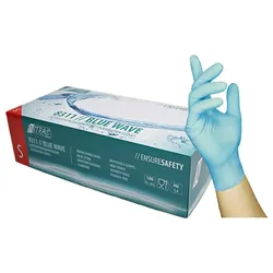 Nitril Einweghandschuhe 8311 "BLUE WAVE" |100er Box - XXL