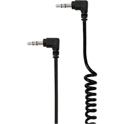 We-Vibe C ble Jack m le/m le 3.5mm noir torsadé - coudé des 2 c tés - 2m (2 m), Audiokabel