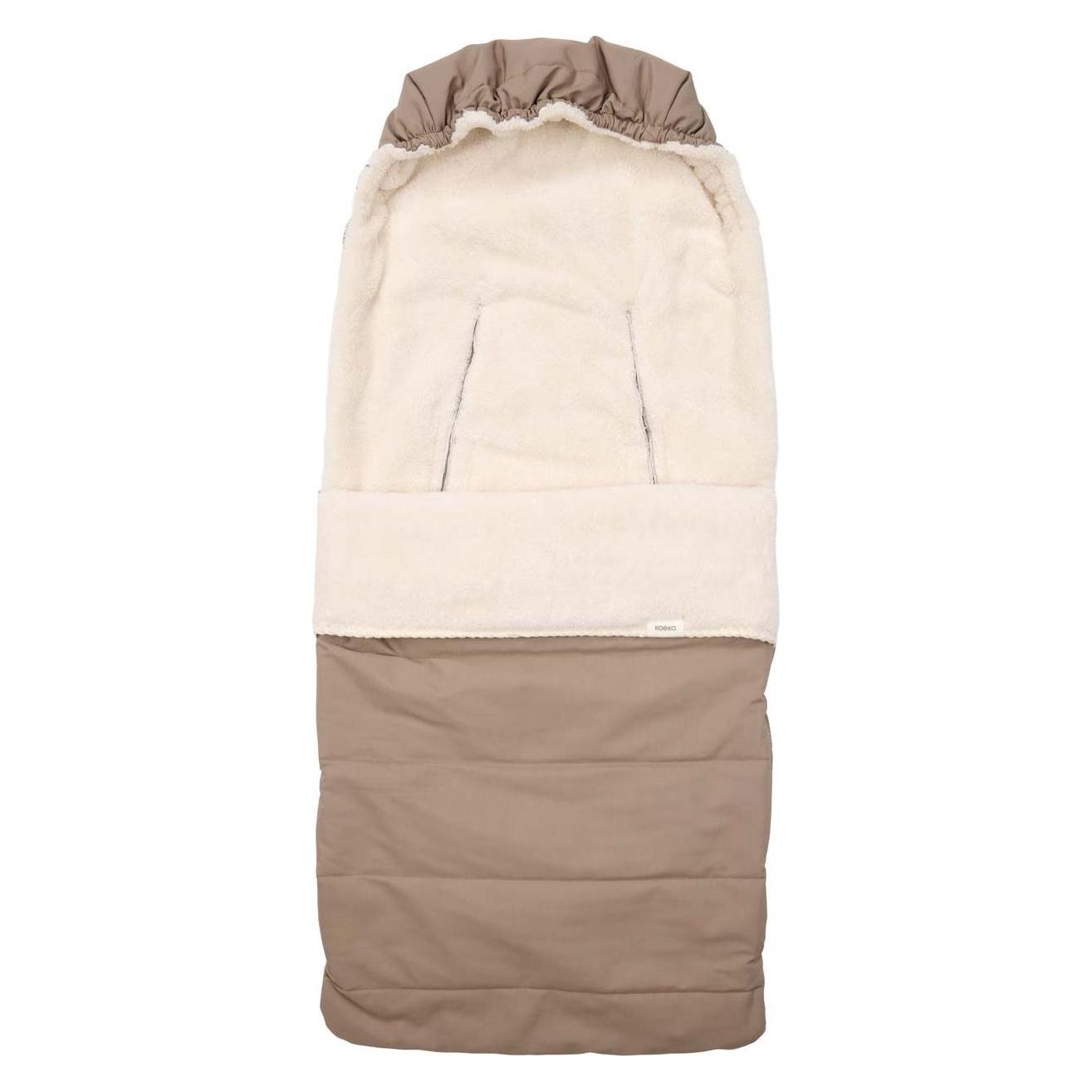 Koeka Fusssack 0+ 3/5 Punkte Plüsch Calgary taupe (8718276221952)