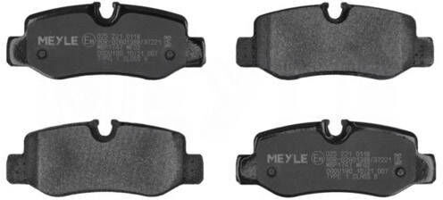 MEYLE 025 221 0118 Brake pad set