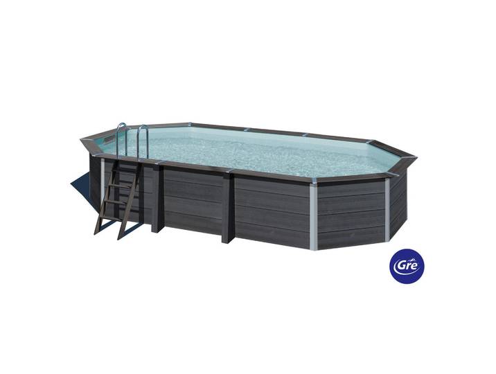 Gre Pool-Set 2024, Grau, 386x124x664 cm, Freizeit & Co, Pools & Wasserspaß, Pools, Aufstellpools