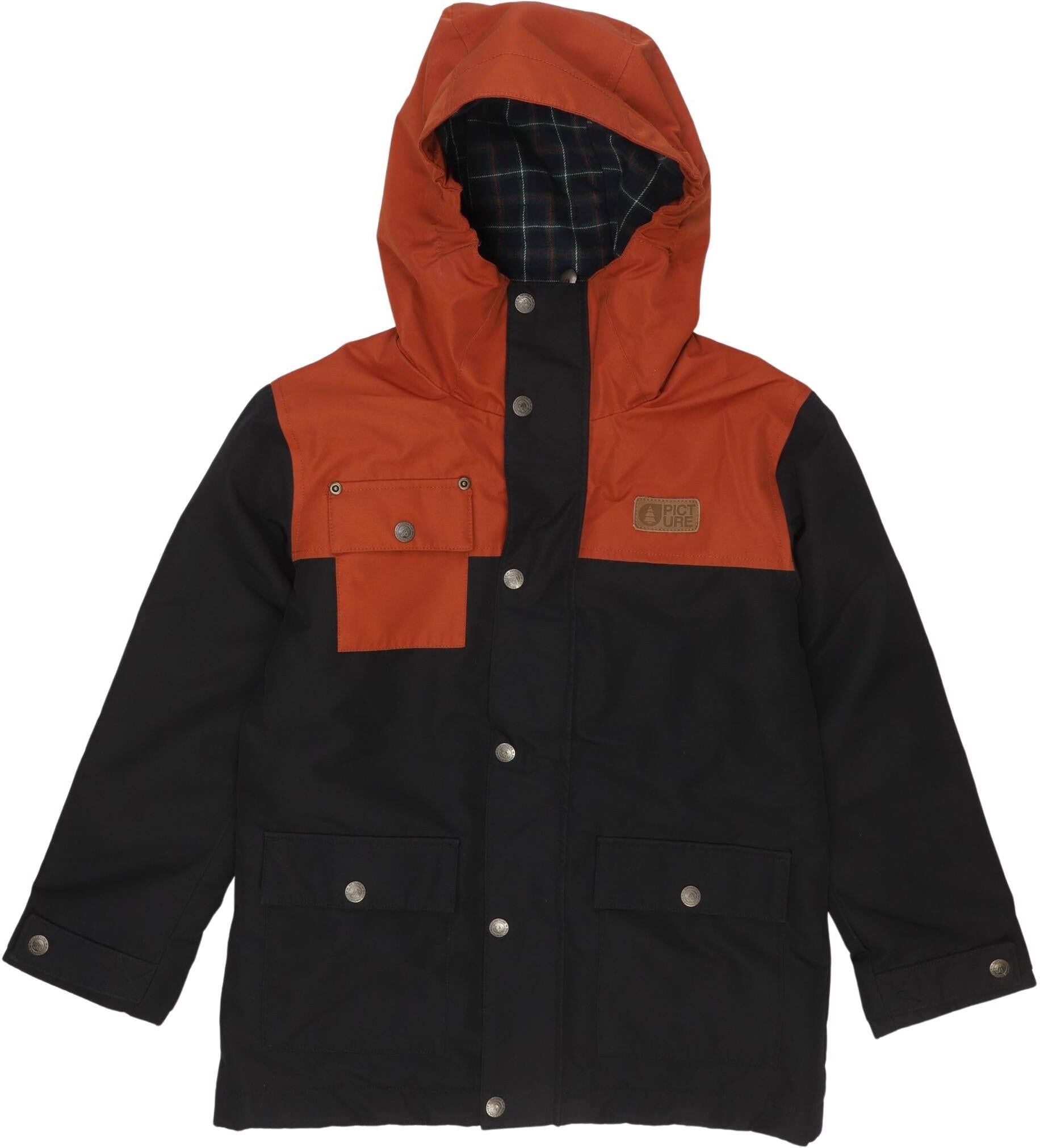 Picture Organic Clothing Jungen Jacke oder Mantel, Mehrfarbig, Gr. EU 128, Synthetik / Baumwolle - Second Hand
