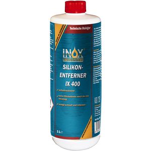 INOX Silikonentferner IX 400, Reiniger & Entfetter, flüssig, lösemittelhaltig, Flasche, 1 Liter