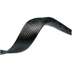 HellermannTyton, Kabelschutz + Kabelführung, Geflechtschlauch 18...55 mm schwarz (Kabelschlauch, 5000 cm)