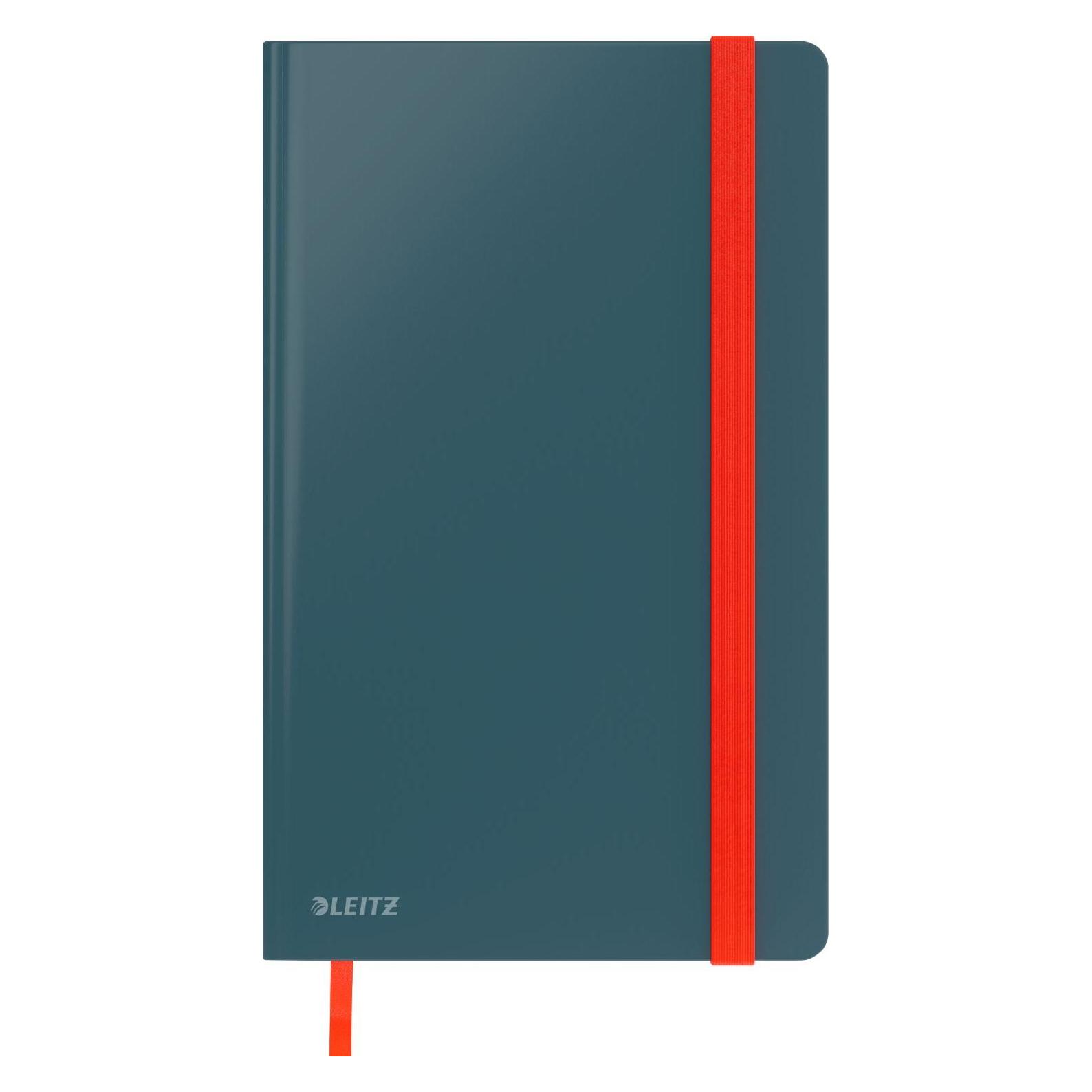 Leitz Notizbuch Cosy 14.8 x 21 cm, Kariert, Grau (A5, Kariert, Harter Einband) (4454-00-89)