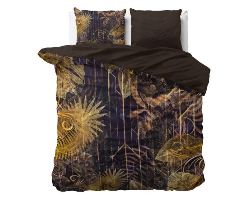Dreamhouse Oliva Gold beddengoed voor volwassenen 200 x 200/220 cm