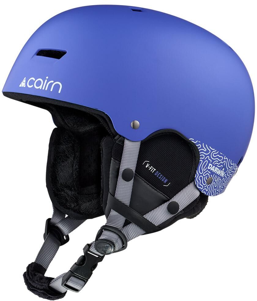 Cairn  - Darwin Junior Mat Blue - M - Casque de ski