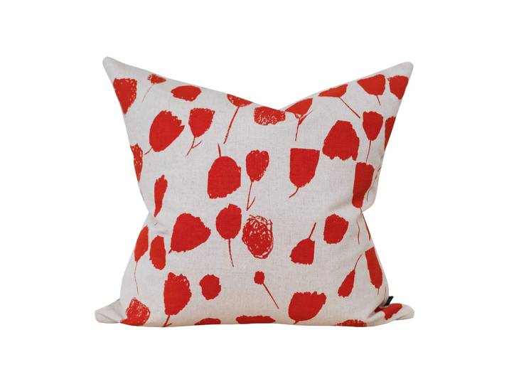 Fine Little Day Bouquet kussenhoes 48x48 cm Nature-poppy red