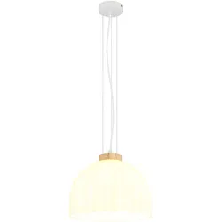 LED Hängeleuchte Pendelleuchte Wohnzimmerlampe Höhenverstellbar Weiß H 120 cm
