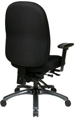 Office Star Products OSP Multi-Function High-Back Office Chair with Lumbar Support and Adjustable Arms