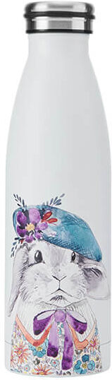 Mikasa Tipperleyhill Rabbit Double-Walled 500ml Stainless Steel Water Bottle