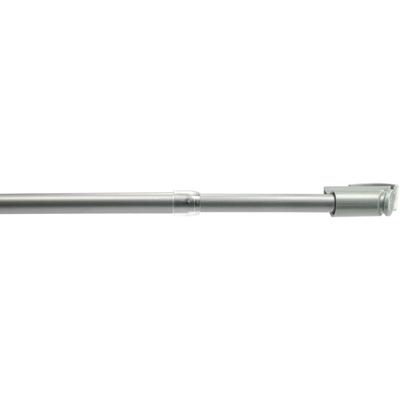 Scheibenstange LIEDECO Gr. 3, silber (mattsilberfarben), Ø:12mm, Kunststoff, Metall, Gardinenstangen